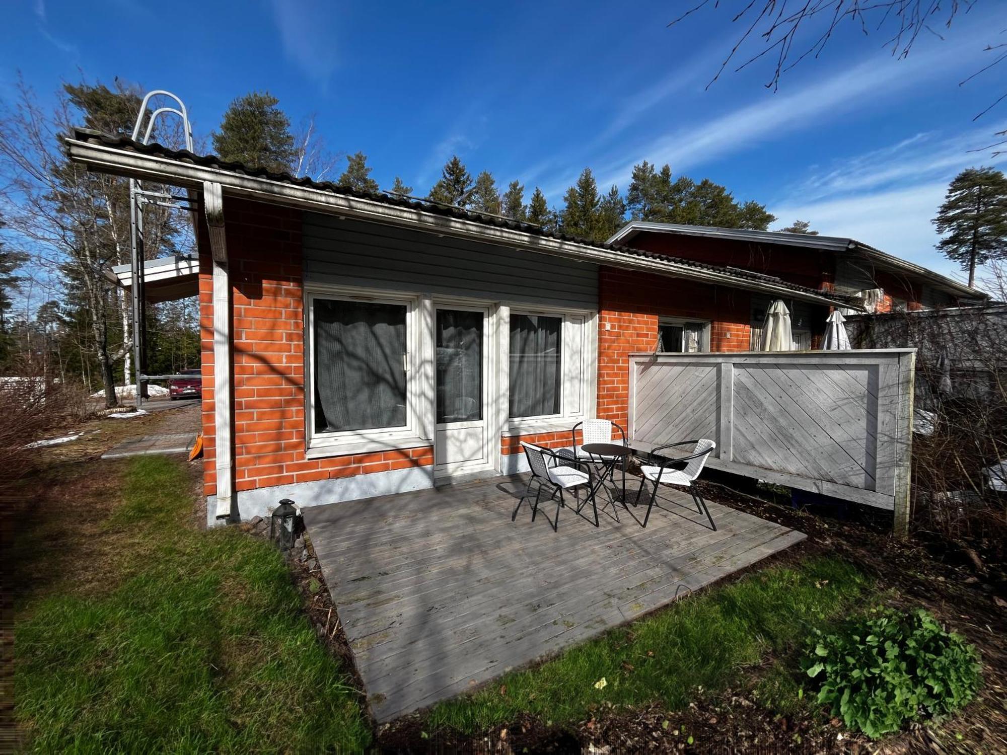 Rauhallinen Rivitalon Paaty Porvoo Exterior foto